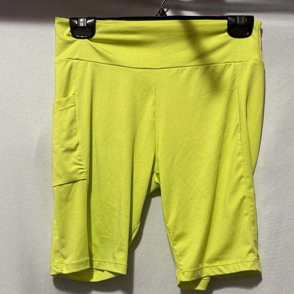 Vibrant Yellow Women's Bike Shorts LL137